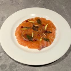 三文魚生牛肉片
