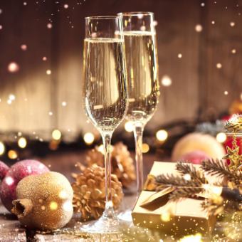 【Christmas限定コース 乾杯スパークリング付き】12/24.25対象
