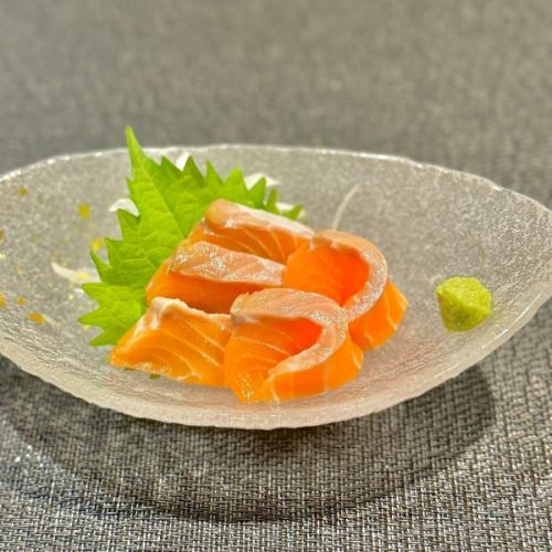 Salmon sashimi