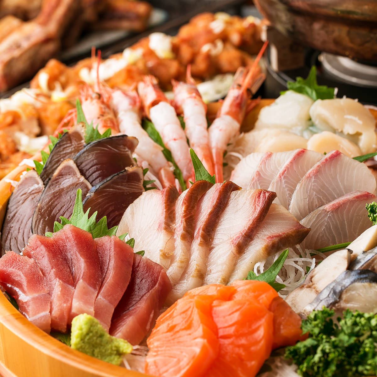 Seafood delivered directly from the sea of Kyushu!