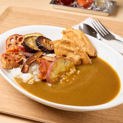 グルテンフリー揚げ野菜のカレー