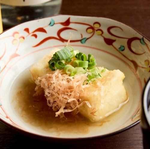 おでん出汁揚げ出し豆腐