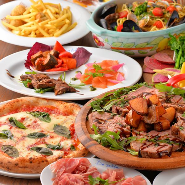 我们提供多种宴会方案！享受正宗意大利美食的最佳晚餐时间♪最适合季节性的公司宴会和欢送会◎