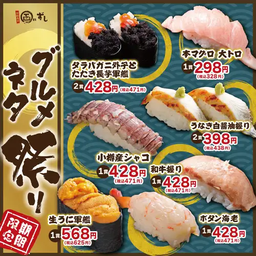 ★今月のグルメ寿司!!