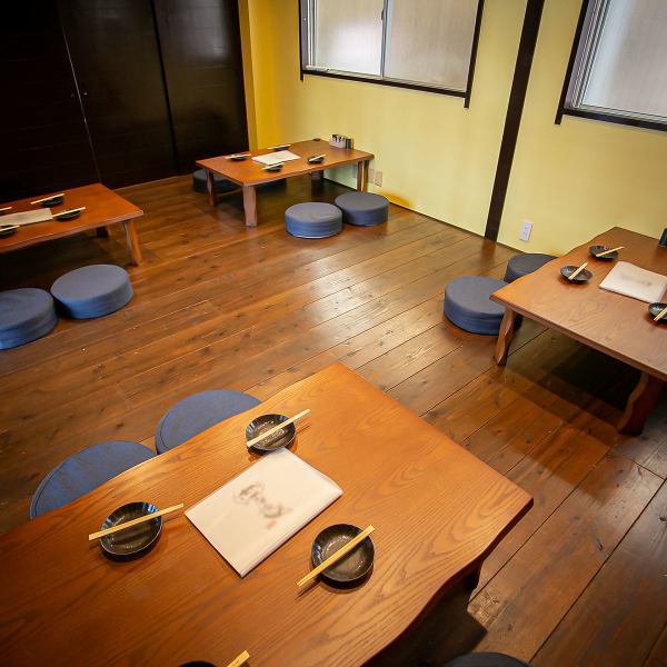 [There are seats for tatami mats and private room digging Tatsuno!] Our shop has seats for private room digging Tatsuno and tatami mats ◎ You can enjoy rice in a private space at the seats for room digging Tatsuno ◎ Seats for tatami mats Then you can stretch your legs and relax.In addition, a banquet can be held for up to 40 people. ◎ Reservations are recommended for use.