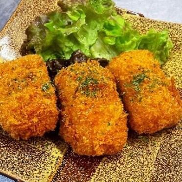 蟹奶油炸肉餅