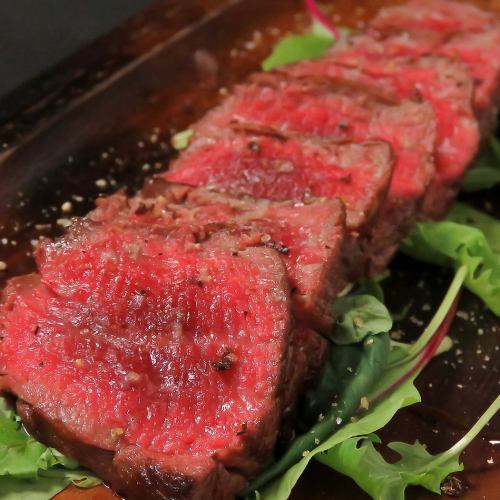 Shizuoka-raised beef tagliata