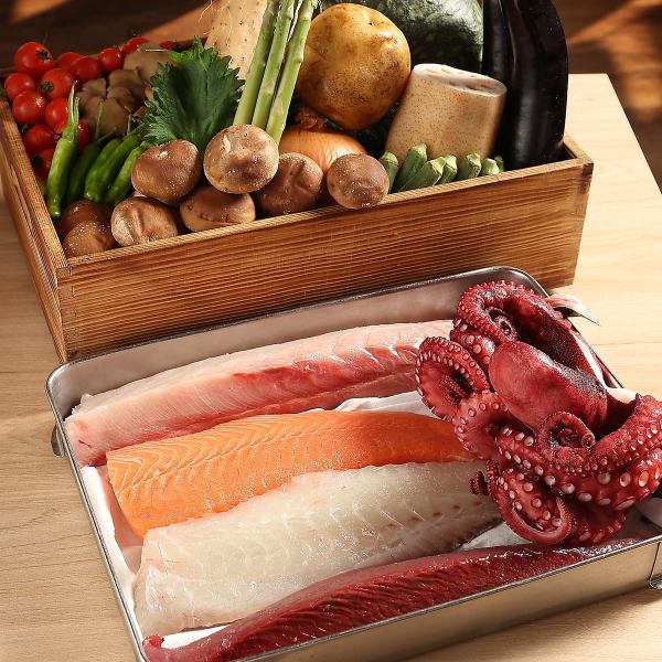 【鮮魚へのこだわりを尽くした海鮮】