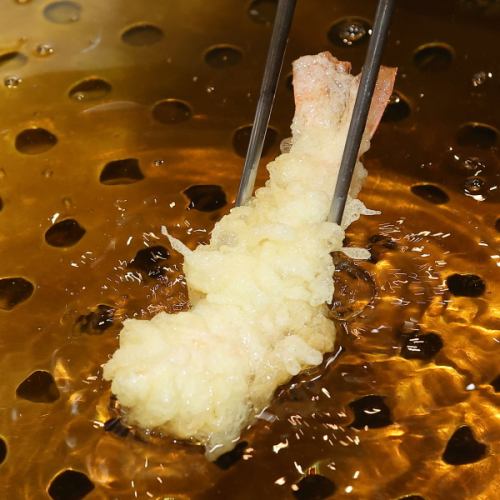 素材の旨みを引き出す揚げたての絶品天ぷら