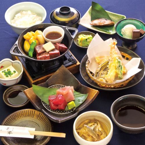 [Complete reservation system] "Lunch Kaiseki Course" ~ 7 side dishes included ~
