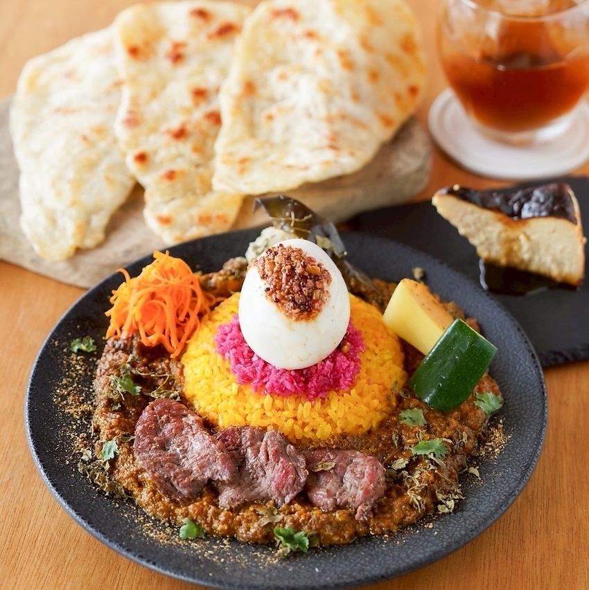 素材からこだわった絶品スパイスカレーはランチ利用に最適◎