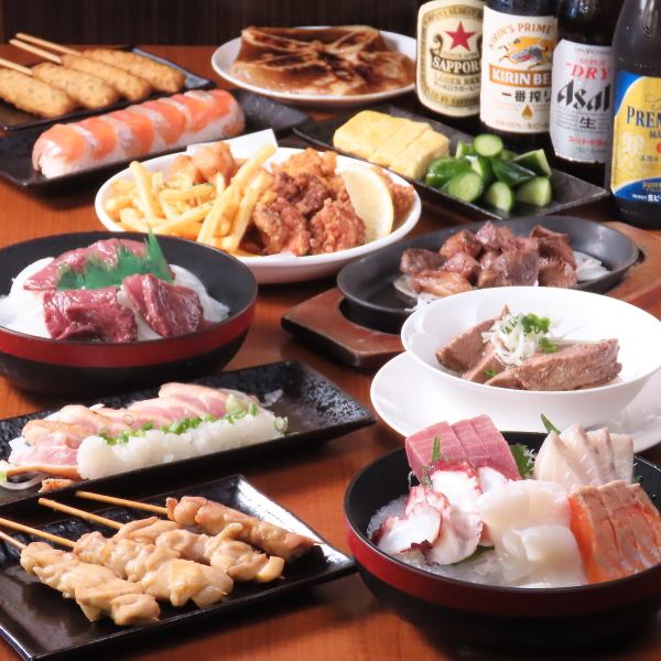 【2ｈ飲み放題付】☆黒華コース☆お料理10品4500円(税込)♪