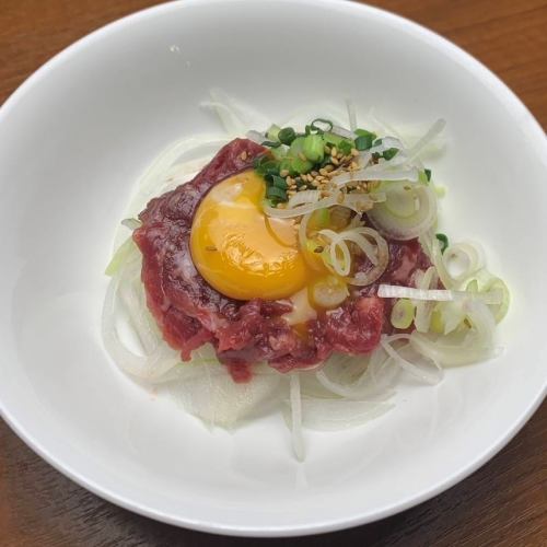 馬ユッケ/鶏たたき