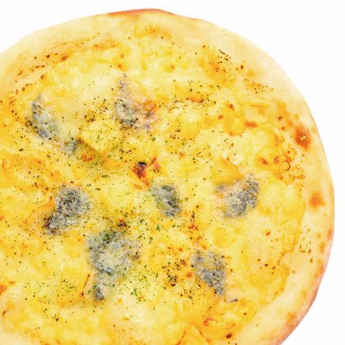 4 종의 치즈 피자 "쿼트로 · 호루맛지"라크 렛트 치즈 벼랑