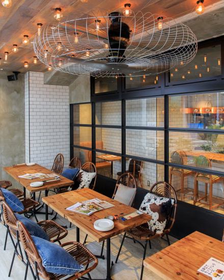 The owner traveled to New York to personally create a designer space that reflects his sensibilities.