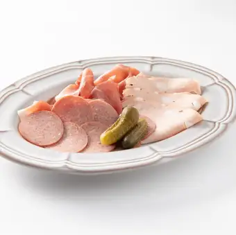생햄과 살라미의 모듬