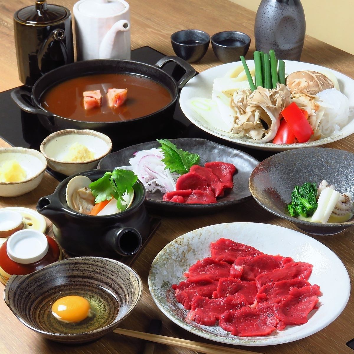 【桜鍋と馬刺しを堪能できる店】亀有/居酒屋/和食/ランチ/コース