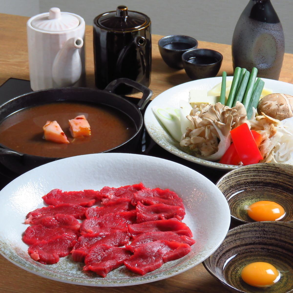 【桜鍋と馬刺しを堪能できる店】亀有/居酒屋/和食/ランチ/コース