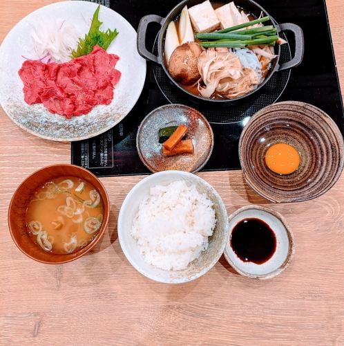 ランチ限定　桜鍋定食＊遅めのランチ・早めの夕食