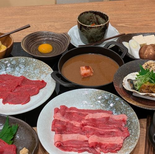 桜鍋コース5000円(税込)