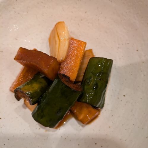 旬野菜のたまり漬け