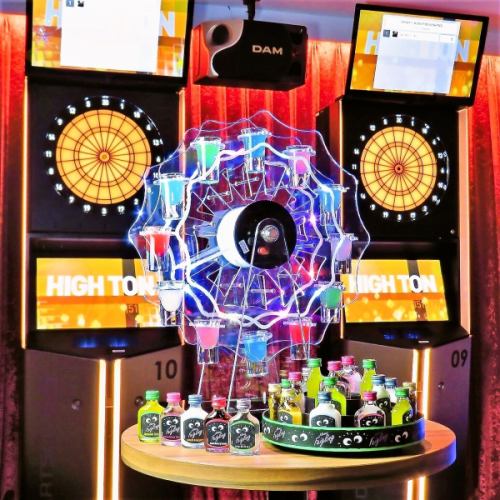 [Rotating Shot Ferris Wheel that Shines in Seven Colors] When it comes to darts, shots are a must!!