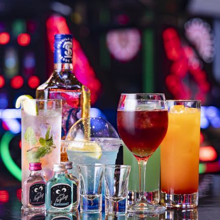 《20名~》2H飲み放題(L.O.90分)◎全4品『ライトプラン』3000円(税込)+2000円でダーツ1台貸切