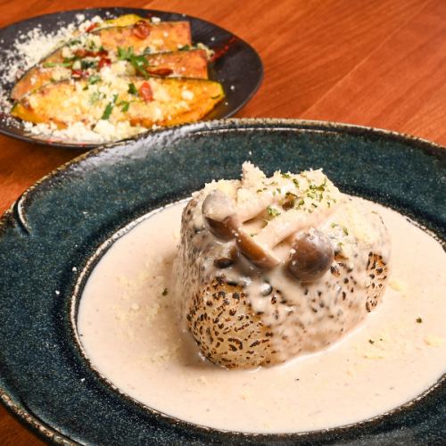 ポルチーニの焼きおにぎり 