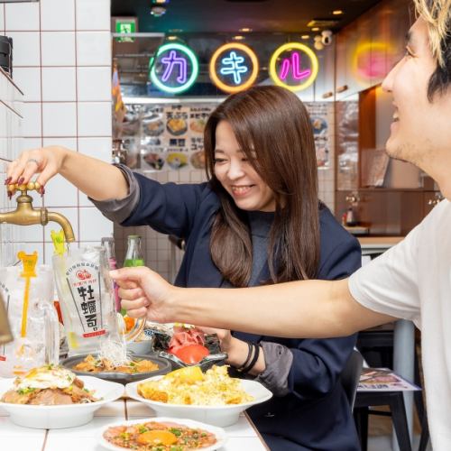 蛇口焼酎は飲み放題！