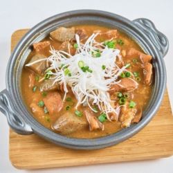 Homemade beef offal stew