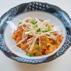 Shrimp chili with egg