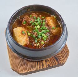 Deep-fried mapo tofu