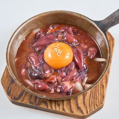 ホタルイカの鉄板焼き