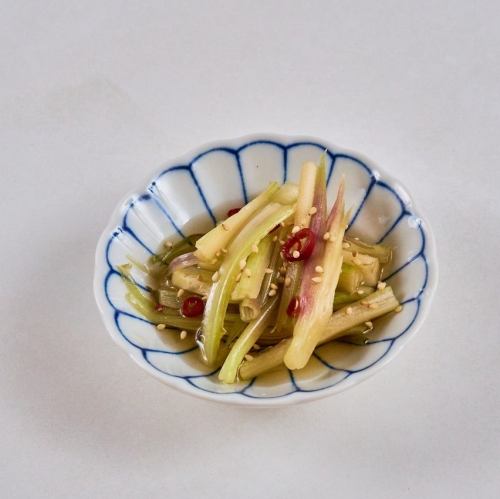 セロリと茗荷の浅漬け