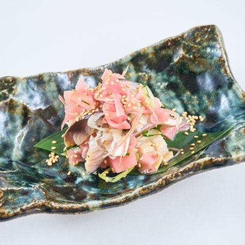 大トロ〆サバ　甘ガリと香味野菜和え