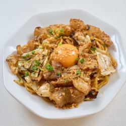 Beef innards fried noodles