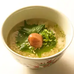 高湯茶泡飯佐梅子/松前泡菜