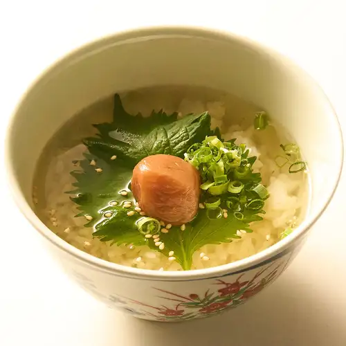 出汁茶漬け　梅/松前漬け