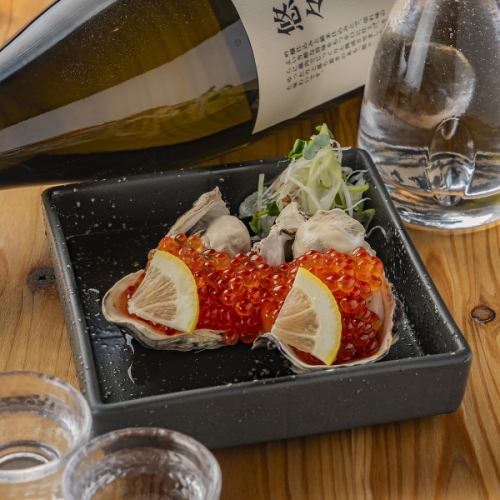[Very popular with regular customers◎] Salmon Roe Oyster Milt 1,417 yen (tax included)