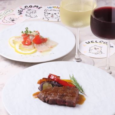 季節のコース料理（3名様～）8800円(税込)/1名様