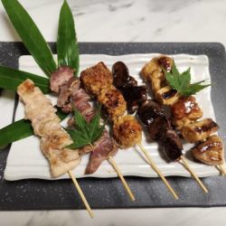 丹波鶏 焼き鳥盛り合わせ 5本