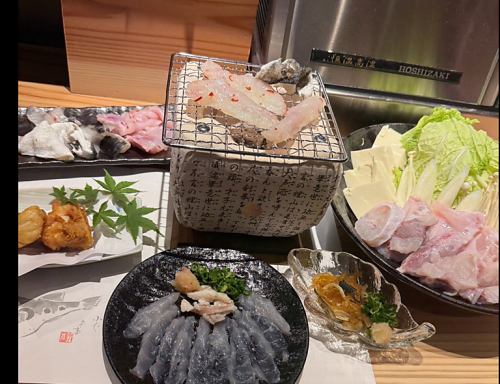 ふぐフルコース