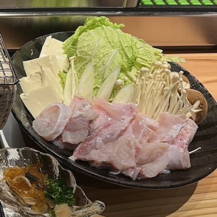 泳ぎふぐ　鍋コース　飲み放題付き