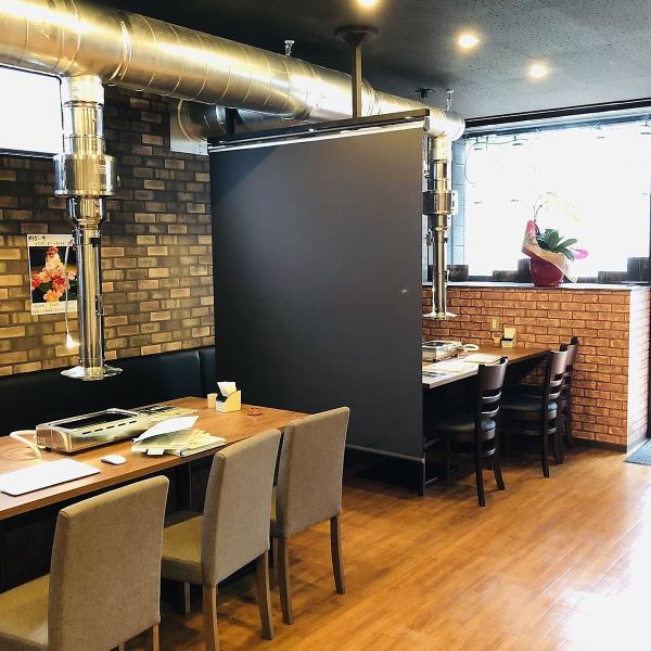The interior of "Yakiniku Otoboke", which is about a 5-minute walk from Shin-Moriya Station, is protected against infectious diseases with partitions and ventilation ducts, so you can spend your time with peace of mind. You can enjoy your meal without worrying about the surroundings !!
