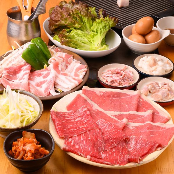鐵板燒 烤肉 烤肉 2,680日圓（含稅）～6,000日圓（含稅）