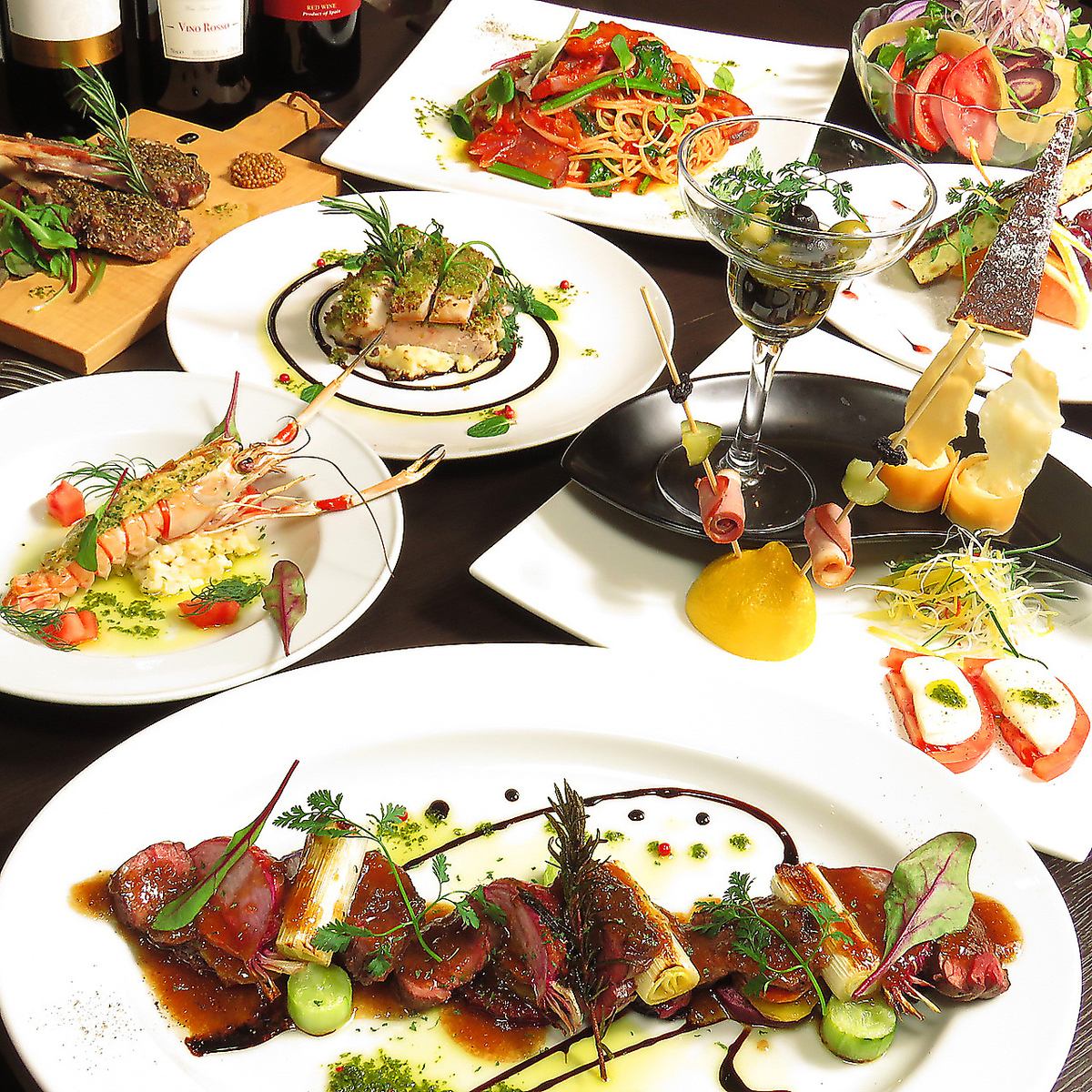 東北の食材をふんだんに使った絶品イタリアンが楽しめる！Partyコースもございます♪