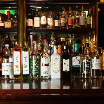 【当日20時まで】国産クラフトジン10種と生ビール含約130種飲み放題!120分単品飲放⇒2000円