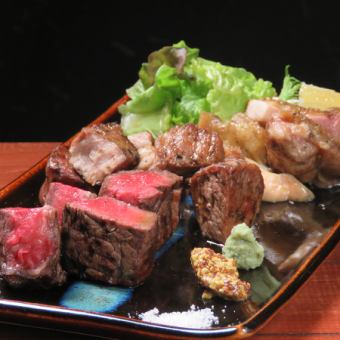 OK for 2 people/If you reserve a seat, this is an absolute bargain♪ All-you-can-drink plan with [3 kinds of grilled meat specialties]★2,980 yen