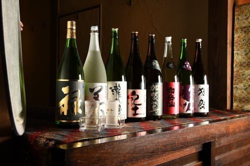 各地の厳選された日本酒♪