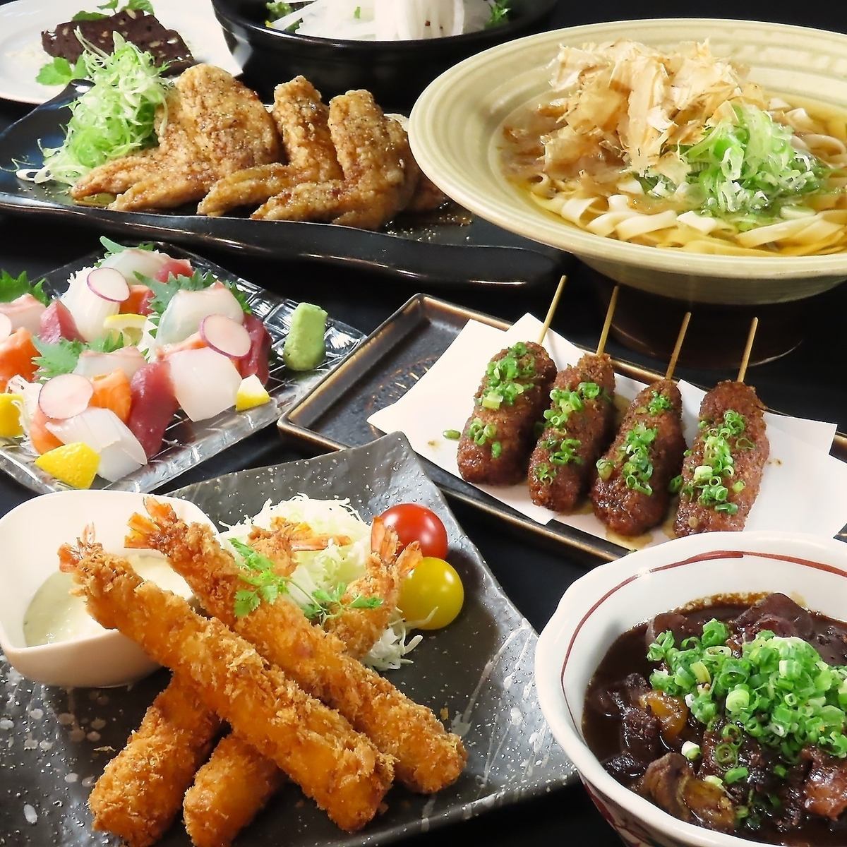 [Nagoya Specialty Course] Packed with Nagoya cuisine♪ 120 minutes of all-you-can-drink for 4,500 yen